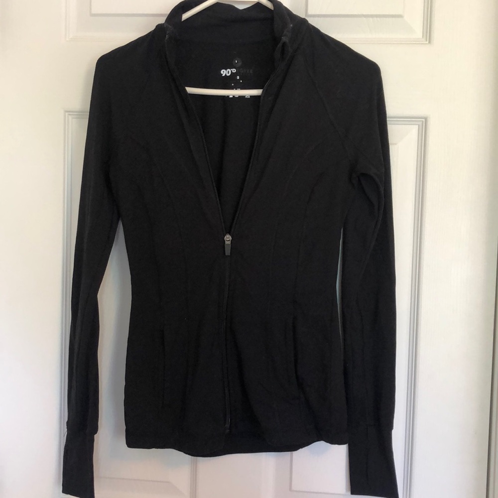90 degree black athletic jacket